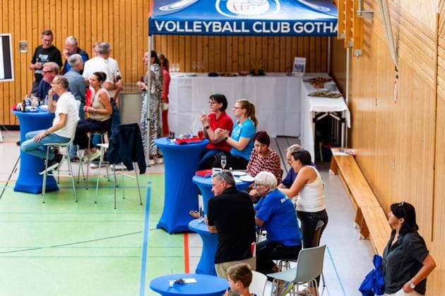 27.08.2026, GER, Volleyball, Maenner, Saison 26 27, 2.Bl Sued 1.Bl, Testspiel, Blue Volleys Gotha - Cerebricks Volley Goats Mitteldeutschland Gabi Fischer (Blue Volleys Gotha) 99867 Gotha Sporthalle Sportanlage Ernesti Thüringen Deutschland