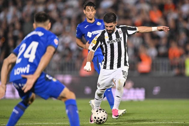 PARTIZAN vs GETAFE IGOR MILADINOVIC football Partizan vs Gefafe UEFA Conference League qualifications match at Partizan stadium, Belgrade 27.08.2026 Foto: FOOTBALL, UEFA CONFERENCE LEAGUE QUALIFICATIONS, PARTIZAN, GETAFE Belgrade Partizan stadium Serbia Copyright: xMarkoxMetlas xMNxPressx