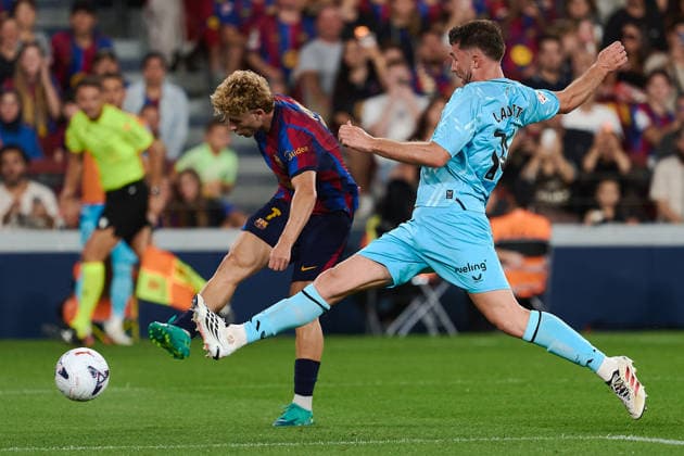 ESP: LaLiga EA Sports FC Barcelona, Barca v Athletic Bilbao Anthony Gordon of FC Barcelona during LaLiga EA Sports between FC Barcelona v Athletic Bilbao played at Spotify Camp Nou Stadium in Barcelona on August 27, 2026 in Spain Spain Futbol Copyright: xAgenciaxLOFx