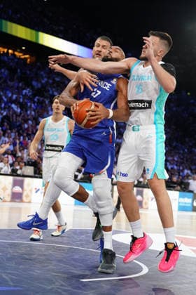 BASKET : France vs SlovÃ nie - Eliminatoires de la Coupe du Monde FIBA 2027 - 27 08 2026 Rudy Gobert Equipe de France de Basket Premiere journÃ e de la deuxieme phase des Ã liminatoires de la Coupe du Monde FIBA 2027.  Copyright: xx