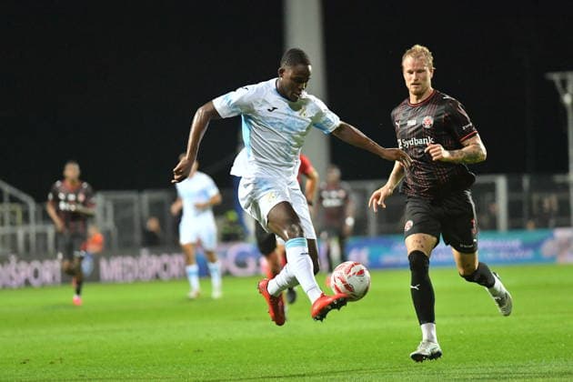 Rijeka, Croatia, 270826. Rujevica Stadium. Daniel Adu-Adjei at the return match of the UEFA Conference League play-off, Rijeka - Midtjylland. Foto: Damir Skomrlj CROPIX Hrvatska Copyright: xxDamirxSkomrljx xCROPIXx rijeka_midtjylland3-270826