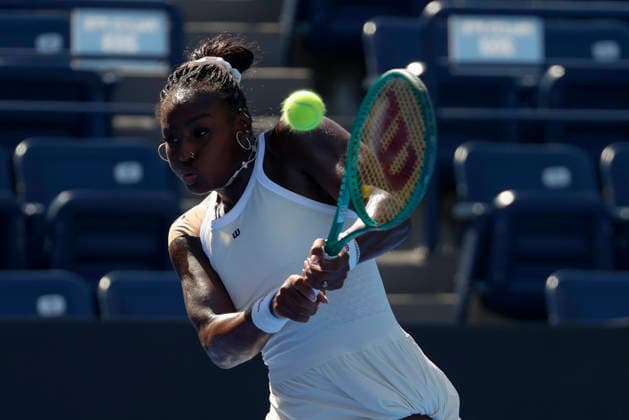 August 27, 2026, Monterrey, Nuevo Leon, Mexico: Alycia Parks (USA) in action against Ann Li (USA) during the GNP Seguros WTA, Tennis Damen 500 Open at Club Sonoma in Monterrey, Nuevo Leon. Li won 2:6, 3:6. Monterrey Mexico - ZUMAo125 20260827_zip_o125_004 Copyright: xAntonioxOjedax