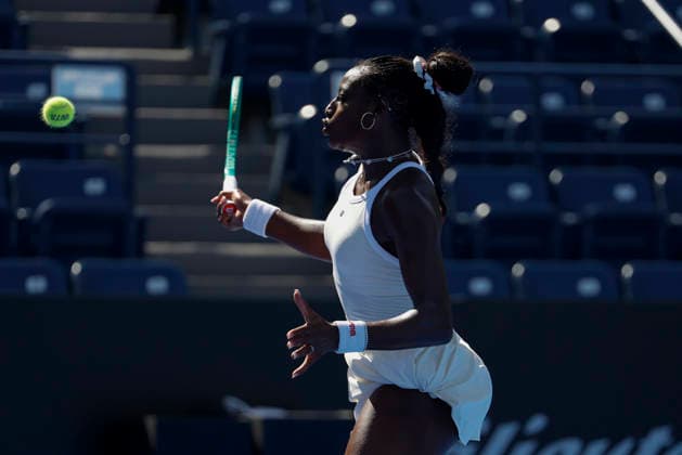 August 27, 2026, Monterrey, Nuevo Leon, Mexico: Alycia Parks (USA) in action against Ann Li (USA) during the GNP Seguros WTA, Tennis Damen 500 Open at Club Sonoma in Monterrey, Nuevo Leon. Li won 2:6, 3:6. Tenis 2026: WTA 500 Monterrey: Parks Vs Li  - ZUMAo125 20260827_zip_o125_003 Copyright: xAntonioxOjedax