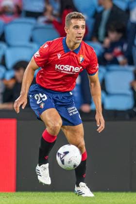 ESP : RC Celta v CA Osasuna LaLiga EA Sports Asier Osambela in action during LaLiga EA Sports between RC Celta v CA Osasuna on August 27, 2026 , played at ABANCA Balaidos Stadium , Spain Copyright: xLuisxLorenzox