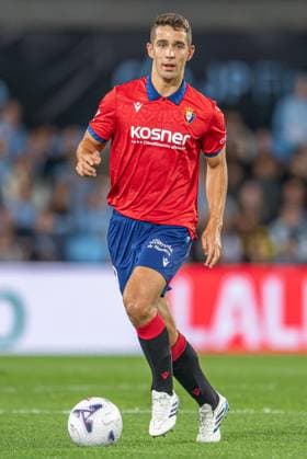 ESP : RC Celta v CA Osasuna LaLiga EA Sports Asier Osambela in action during LaLiga EA Sports between RC Celta v CA Osasuna on August 27, 2026 , played at ABANCA Balaidos Stadium , Spain Copyright: xLuisxLorenzox