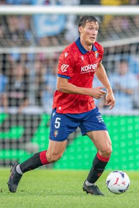 ESP : RC Celta v CA Osasuna LaLiga EA Sports Jorge Herrando in action during LaLiga EA Sports between RC Celta v CA Osasuna on August 27, 2026 , played at ABANCA Balaidos Stadium , Spain Copyright: xLuisxLorenzox