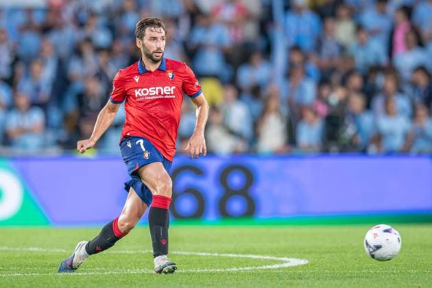 ESP : RC Celta v CA Osasuna LaLiga EA Sports Jon Moncayola in action during LaLiga EA Sports between RC Celta v CA Osasuna on August 27, 2026 , played at ABANCA Balaidos Stadium , Spain Copyright: xLuisxLorenzox