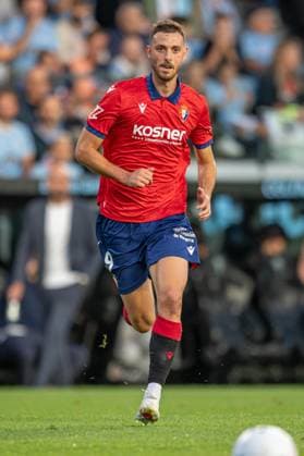 ESP : RC Celta v CA Osasuna LaLiga EA Sports Raul Garcia in action during LaLiga EA Sports between RC Celta v CA Osasuna on August 27, 2026 , played at ABANCA Balaidos Stadium , Spain Copyright: xLuisxLorenzox