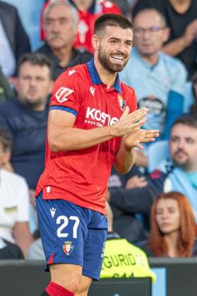ESP : RC Celta v CA Osasuna LaLiga EA Sports Inigo Arguibide in action during LaLiga EA Sports between RC Celta v CA Osasuna on August 27, 2026 , played at ABANCA Balaidos Stadium , Spain Copyright: xLuisxLorenzox