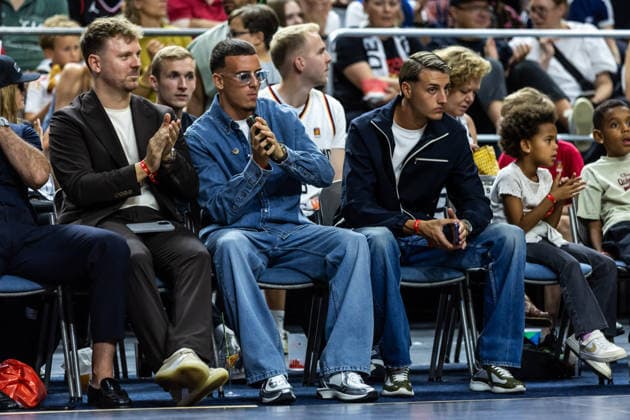 27.08.2026, GER, FIBA ‹Basketball World Cup 2027, European Qualifiers Köln, Deutschland-Türkei Said El Mala (Fussballer 1. FC Köln) zu Gast beim DBB Köln LANXESS arena Nordrhein-Westfalen Deutschland