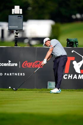 August 27, 2026, Atlanta, Georgia, USA: Matt Fitzpatrick (England) hits his tee shot on the 16th hole during the first round at East Lake Golf Club. PGA, Golf Herren Tour TOUR Championship  - ZUMAd212 20260827_zsp_d212_035 Copyright: xRichardxDolex