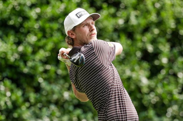 August 27, 2026, Atlanta, Georgia, USA: Kristoffer Reitan (NOR) tees off the 12th hole during the first round of the 2026 TOUR Championship at East Lake Golf Club. PGA, Golf Herren 2026: TOUR Championship - Round 1  - ZUMAw109 20260827_fap_w109_001 Copyright: xDebbyxWongx