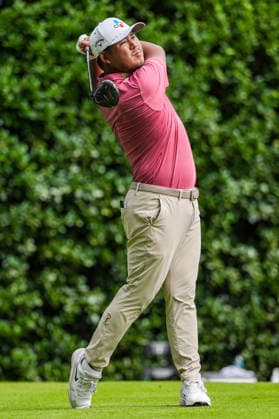 August 27, 2026, Atlanta, Georgia, USA: Si Woo Kim (KOR) tees off the 12th hole during the first round of the 2026 TOUR Championship at East Lake Golf Club. PGA, Golf Herren 2026: TOUR Championship - Round 1  - ZUMAw109 20260827_fap_w109_017 Copyright: xDebbyxWongx