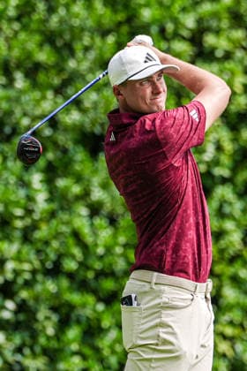 August 27, 2026, Atlanta, Georgia, USA: Ludvig Aberg (SWE) tees off the 12th hole during the first round of the 2026 TOUR Championship at East Lake Golf Club. PGA, Golf Herren 2026: TOUR Championship - Round 1  - ZUMAw109 20260827_fap_w109_020 Copyright: xDebbyxWongx