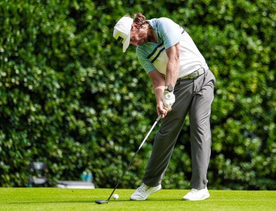 August 27, 2026, Atlanta, Georgia, USA: Tommy Fleetwood (ENG) tees off the 12th hole during the first round of the 2026 TOUR Championship at East Lake Golf Club. PGA, Golf Herren 2026: TOUR Championship - Round 1  - ZUMAw109 20260827_fap_w109_024 Copyright: xDebbyxWongx