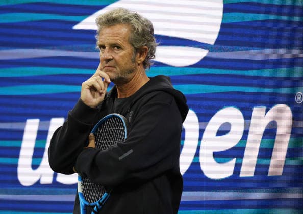 August 27, 2026, New York City, New York, USA: Coach of I. Swiatek - FRANCISCO ROIG of Spain, during practise session before US Open. New York, USA. Tennis: US Open - Francisco Roig  - ZUMAc278 20260827_zsp_c278_003 Copyright: xMarcinxCholewinskix
