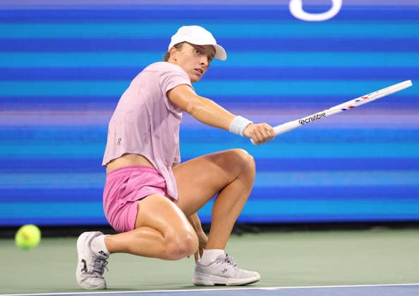 August 27, 2026, New York City, New York, USA: IGA SWIATEK of Poland during practise session before US Open. New York, USA. New York City USA - ZUMAc278 20260827_zsp_c278_016 Copyright: xMarcinxCholewinskix