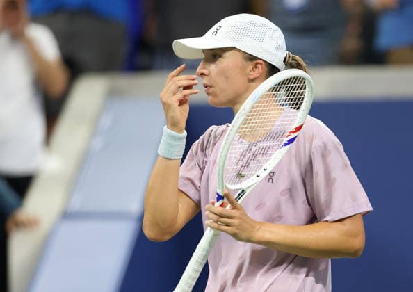 August 27, 2026, New York City, New York, USA: IGA SWIATEK of Poland during practise session before US Open. New York, USA. Tennis: US Open - Iga Swiatek  - ZUMAc278 20260827_zsp_c278_021 Copyright: xMarcinxCholewinskix