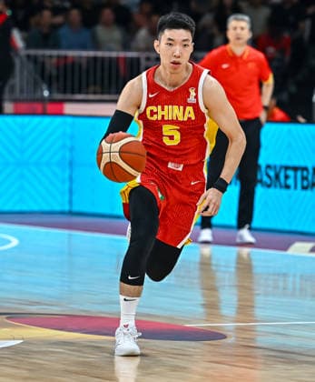 Qatar v China - FIBA Basketball World Cup 2027 Asian Qualifiers Sanning Liao of China in action during the second-round match between China and Qatar in the FIBA Basketball World Cup Asian Qualifiers at Al Janoub Stadium in Al Wakrah, Qatar, August 27, 2026. DOHA Qatar Copyright: xNOUSHADx