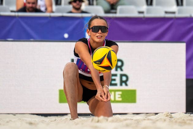 RECORD DATE NOT STATED German Beach Championship - Deutsche Beachvolleyball Meisterschaft Dortmund, Germany 27.08.2026 DORTMUND, GERMANY - AUGUST 27: Rika Dieckmann (Player 1, Eintracht Spontent Düsseldorf) during the German Beach Championship - Deutsche Beachvolleyball Meisterschaft at Dortmund on August 27, 2026 in Dortmund, Germany. Copyright: xBEAUTIFULxSPORTS PeterxWeberx