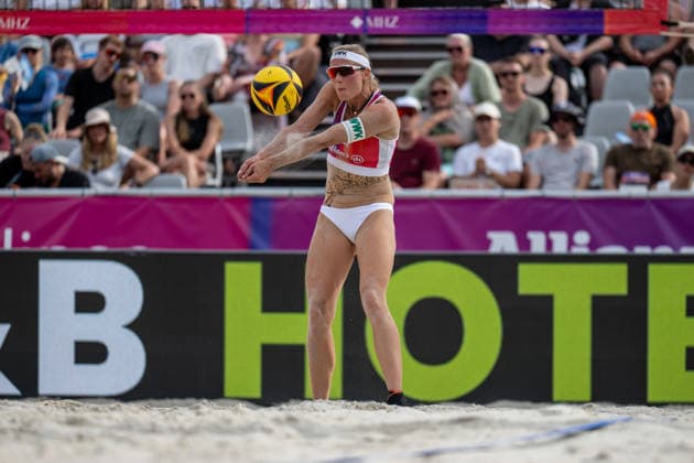 RECORD DATE NOT STATED German Beach Championship - Deutsche Beachvolleyball Meisterschaft Dortmund, Germany 27.08.2026 DORTMUND, GERMANY - AUGUST 27: Sandra Ittlinger (Player 1, Eintracht Spontent e.V.) during the German Beach Championship - Deutsche Beachvolleyball Meisterschaft at Dortmund on August 27, 2026 in Dortmund, Germany. Copyright: xBEAUTIFULxSPORTS PeterxWeberx