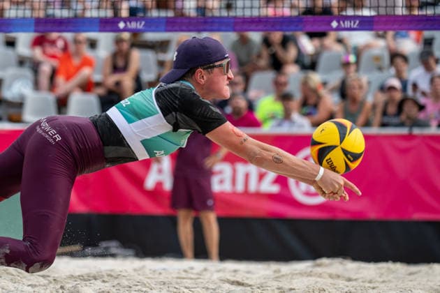 RECORD DATE NOT STATED German Beach Championship - Deutsche Beachvolleyball Meisterschaft Dortmund, Germany 27.08.2026 DORTMUND, GERMANY - AUGUST 27: Melanie Gernert (Player 2, SV Energie Cottbus) during the German Beach Championship - Deutsche Beachvolleyball Meisterschaft at Dortmund on August 27, 2026 in Dortmund, Germany. Copyright: xBEAUTIFULxSPORTS PeterxWeberx
