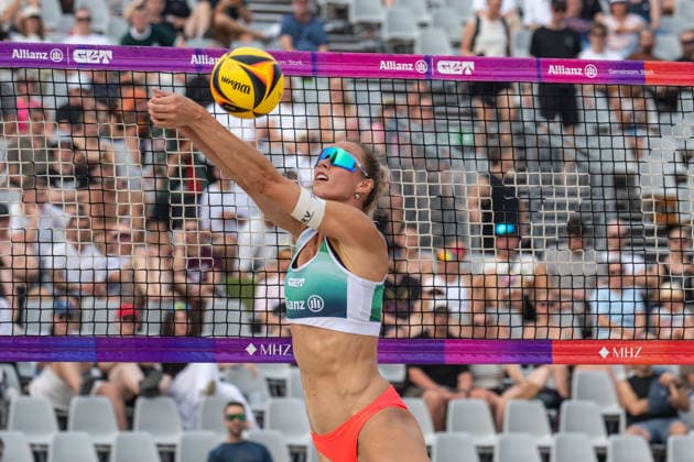 RECORD DATE NOT STATED German Beach Championship - Deutsche Beachvolleyball Meisterschaft Dortmund, Germany 27.08.2026 DORTMUND, GERMANY - AUGUST 27: Louisa Lippmann (Player 1, BR Volleys) during the German Beach Championship - Deutsche Beachvolleyball Meisterschaft at Dortmund on August 27, 2026 in Dortmund, Germany. Copyright: xBEAUTIFULxSPORTS PeterxWeberx