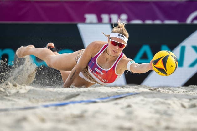 RECORD DATE NOT STATED German Beach Championship - Deutsche Beachvolleyball Meisterschaft Dortmund, Germany 27.08.2026 DORTMUND, GERMANY - AUGUST 27: Kim van de Velde (Player 2, Blaubären TSV Flacht) during the German Beach Championship - Deutsche Beachvolleyball Meisterschaft at Dortmund on August 27, 2026 in Dortmund, Germany. Copyright: xBEAUTIFULxSPORTS PeterxWeberx