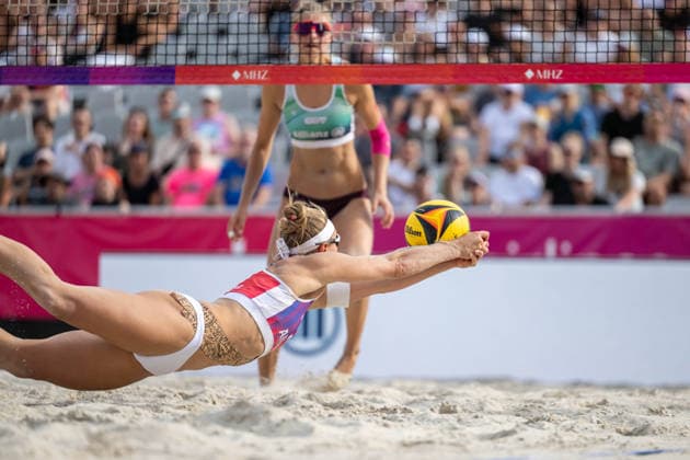 RECORD DATE NOT STATED German Beach Championship - Deutsche Beachvolleyball Meisterschaft Dortmund, Germany 27.08.2026 DORTMUND, GERMANY - AUGUST 27: Sandra Ittlinger (Player 1, Eintracht Spontent e.V.) during the German Beach Championship - Deutsche Beachvolleyball Meisterschaft at Dortmund on August 27, 2026 in Dortmund, Germany. Copyright: xBEAUTIFULxSPORTS PeterxWeberx