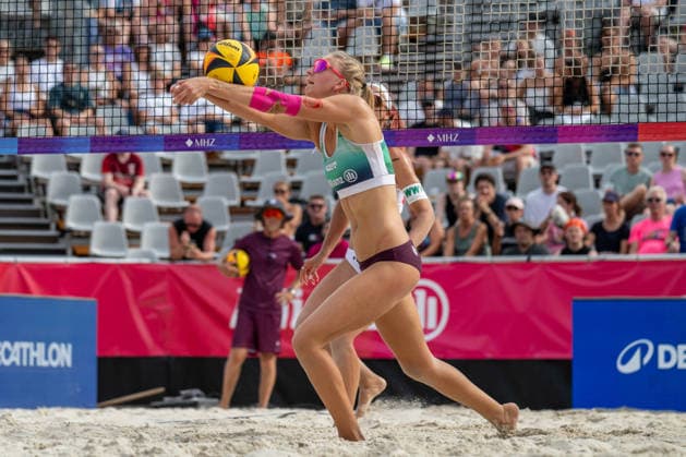 RECORD DATE NOT STATED German Beach Championship - Deutsche Beachvolleyball Meisterschaft Dortmund, Germany 27.08.2026 DORTMUND, GERMANY - AUGUST 27: Nele Barber (Player 1, SV Energie Cottbus) during the German Beach Championship - Deutsche Beachvolleyball Meisterschaft at Dortmund on August 27, 2026 in Dortmund, Germany. Copyright: xBEAUTIFULxSPORTS PeterxWeberx
