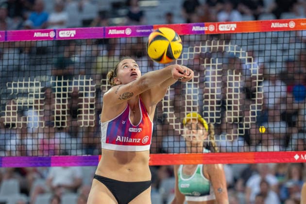 RECORD DATE NOT STATED German Beach Championship - Deutsche Beachvolleyball Meisterschaft Dortmund, Germany 27.08.2026 DORTMUND, GERMANY - AUGUST 27: Janne Uhl (Player 2, Eintracht Spontent) during the German Beach Championship - Deutsche Beachvolleyball Meisterschaft at Dortmund on August 27, 2026 in Dortmund, Germany. Copyright: xBEAUTIFULxSPORTS PeterxWeberx