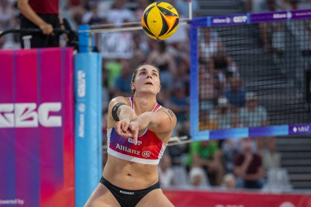 RECORD DATE NOT STATED German Beach Championship - Deutsche Beachvolleyball Meisterschaft Dortmund, Germany 27.08.2026 DORTMUND, GERMANY - AUGUST 27: Anna-Lena Grüne (Player 1, Helios GRIZZLYS) during the German Beach Championship - Deutsche Beachvolleyball Meisterschaft at Dortmund on August 27, 2026 in Dortmund, Germany. Copyright: xBEAUTIFULxSPORTS PeterxWeberx