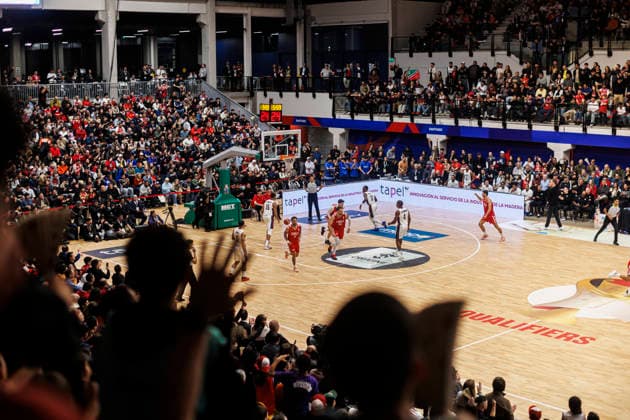 Chile v USA - FIBA World Cup 2027 Americas Qualifier Santiago, Chile - 27 August: General view of the Centro de Deportes Colectivos stadium during the FIBA World Cup 2027 Americas Qualifiers Group E game between Chile and USA at Centro de Deportes Colectivos on August 27, 2026 in Santiago, Chile Santiago Centro de Deportes Colectivos Region Metropolitana de Santiago Chile Copyright: xLatinxSportxImagesx