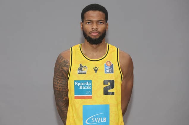 Ludwigsburg , Basketball Fototermin MHP Riesen Ludwigsburg Saison 2026 2027 , David Joplin