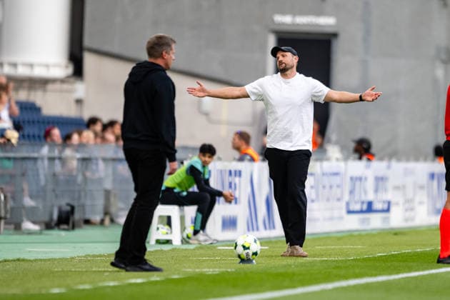 FC Copenhagen v FC Inter Turku, UEFA Conference League qualification, Copenhagen, Denmark Copenhagen, Denmark. 27th, August. Head coach Bo Svensson of FC Copenhagen seen during the UEFA Conference League qualification match between FC Copenhagen and FC Inter Turku at Parken in Copenhagen. Denmark, Copenhagen, Parken  Copyright: xGonzalesxPhoto TobiasxJorgensenx