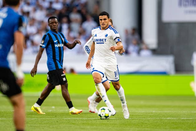 FC Copenhagen v FC Inter Turku, UEFA Conference League qualification, Copenhagen, Denmark Copenhagen, Denmark. 27th, August 2026. Mohamed Elyounoussi (10) of FC Copenhagen seen during the UEFA Conference League qualification match between FC Copenhagen and FC Inter Turku at Parken in Copenhagen. Denmark, Copenhagen, Parken  Copyright: xGonzalesxPhoto TobiasxJorgensenx