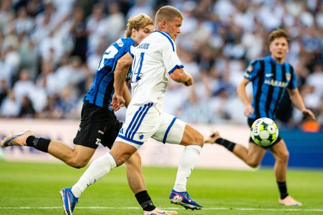 FC Copenhagen v FC Inter Turku, UEFA Conference League qualification, Copenhagen, Denmark Copenhagen, Denmark. 27th, August 2026. Andreas Cornelius (14) of FC Copenhagen seen during the UEFA Conference League qualification match between FC Copenhagen and FC Inter Turku at Parken in Copenhagen. Denmark, Copenhagen, Parken  Copyright: xGonzalesxPhoto TobiasxJorgensenx