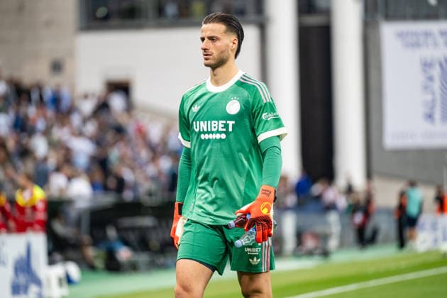 FC Copenhagen v FC Inter Turku, UEFA Conference League qualification, Copenhagen, Denmark Copenhagen, Denmark. 27th, August 2026. Goalkeeper Diant Ramaj of FC Copenhagen seen at the break of the UEFA Conference League qualification match between FC Copenhagen and FC Inter Turku at Parken in Copenhagen. Denmark, Copenhagen, Parken  Copyright: xGonzalesxPhoto TobiasxJorgensenx