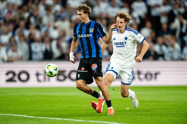 FC Copenhagen v FC Inter Turku, UEFA Conference League qualification, Copenhagen, Denmark Copenhagen, Denmark. 27th, August 2026. Jussi Niska (2) of FC Inter Turku seen during the UEFA Conference League qualification match between FC Copenhagen and FC Inter Turku at Parken in Copenhagen. Denmark, Copenhagen, Parken  Copyright: xGonzalesxPhoto TobiasxJorgensenx