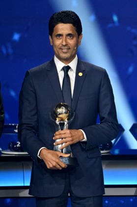 Nasser al-Khelaïfi, le président du PSG, lors du tirage au sort de la phase de ligue de l’édition 2026-2027 de la Ligue des champions au Grimaldi Forum de Monaco, le 27 août 2026. Bruno Bebert Bestimage The 2026 27 UEFA Champions League league phase draw at the Grimaldi Forum in Monaco on August 27, 2026. Monaco Monaco  Copyright: xBrunoxBebertx xBestimagexBrunoxBebertx xBestimagex