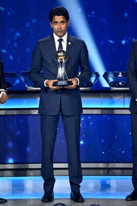 Nasser al-Khelaïfi, le président du PSG, lors du tirage au sort de la phase de ligue de l’édition 2026-2027 de la Ligue des champions au Grimaldi Forum de Monaco, le 27 août 2026. Bruno Bebert Bestimage The 2026 27 UEFA Champions League league phase draw at the Grimaldi Forum in Monaco on August 27, 2026. Monaco Monaco  Copyright: xBrunoxBebertx xBestimagexBrunoxBebertx xBestimagex