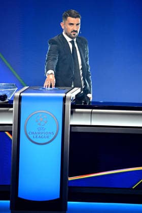 L ancien footballeur David Villa lors du tirage au sort de la phase de ligue de l’édition 2026-2027 de la Ligue des champions au Grimaldi Forum de Monaco, le 27 août 2026. Bruno Bebert Bestimage The 2026 27 UEFA Champions League league phase draw at the Grimaldi Forum in Monaco on August 27, 2026. Monaco Monaco  Copyright: xBrunoxBebertx xBestimagexBrunoxBebertx xBestimagex