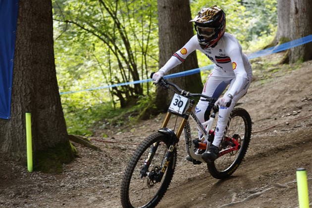 28.08.2026, Daolasa di Commezzadura, Black Snake, 2026 UCI MTB World Championship, WM, Weltmeisterschaft Women Junior s Qualifications DHI (downhill) Megan Horne 30 (GBR) Daolasa di Commezzadura Black Snake Trento Italy Copyright: xJustPictures.ch FrancescoxMinghettix jp-en-FrMi-_NG_1144