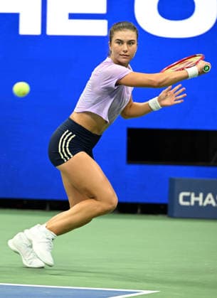 FLUSHING NY- AUGUST 27: Iva Jovic is seen on the practice court during the 2026 US Open On Arthur Ashe Stadium at the USTA Billie Jean King National Tennis Center on August 27, 2026 in Flushing Queens. Copyright: xmpi04x