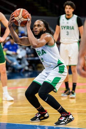 August 28, 2026, Manilla, Manila, Philippines: James JUSTICE Jnr in action for Syria. Australia vs Syria in their Group E match of the FIBA Basketball World Cup Qualifiers at the Mall of Asia Arena, Manila, Philippines on Friday 28 August 2026. FIBA World Cup Basketball Asian Qualifiers  - ZUMAr144 20260828_zap_r144_003 Copyright: xJaynexRussellx