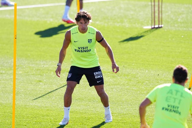 August 28, 2026, Madrid, Madrid, Spain: Giuliano Simeone during a training session of Atletico de Madrid ahead the Spanish League, LaLiga EA Sports, match against Sevilla FC at Ciudad Deportiva Wanda Atletico de Madrid on August 28, 2026, in Madrid, Spain. Atletico De Madrid Training Session - Laliga Ea Sports  - ZUMAa181 20260828_zaa_a181_018 Copyright: xDennisxAgyemanx