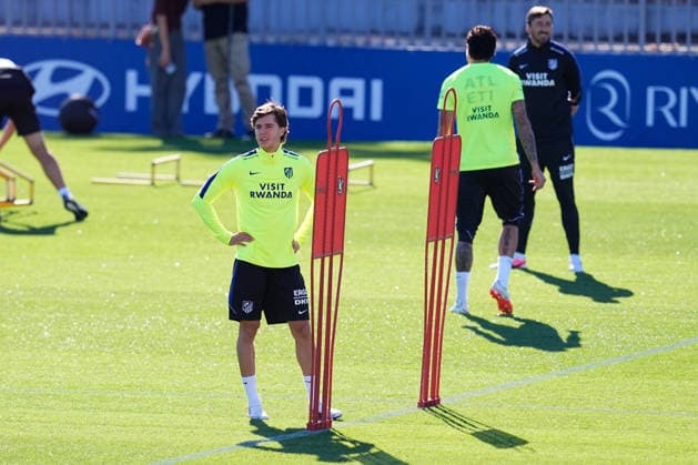 August 28, 2026, Madrid, Madrid, Spain: Arnau Ortiz during a training session of Atletico de Madrid ahead the Spanish League, LaLiga EA Sports, match against Sevilla FC at Ciudad Deportiva Wanda Atletico de Madrid on August 28, 2026, in Madrid, Spain. Atletico De Madrid Training Session - Laliga Ea Sports  - ZUMAa181 20260828_zaa_a181_025 Copyright: xDennisxAgyemanx