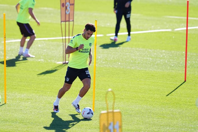 August 28, 2026, Madrid, Madrid, Spain: Carlos Martin during a training session of Atletico de Madrid ahead the Spanish League, LaLiga EA Sports, match against Sevilla FC at Ciudad Deportiva Wanda Atletico de Madrid on August 28, 2026, in Madrid, Spain. Atletico De Madrid Training Session - Laliga Ea Sports  - ZUMAa181 20260828_zaa_a181_029 Copyright: xDennisxAgyemanx