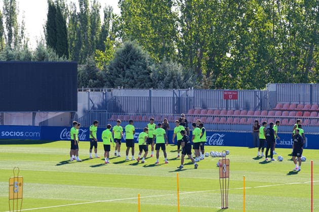 August 28, 2026, Madrid, Madrid, Spain: General view during a training session of Atletico de Madrid ahead the Spanish League, LaLiga EA Sports, match against Sevilla FC at Ciudad Deportiva Wanda Atletico de Madrid on August 28, 2026, in Madrid, Spain. Atletico De Madrid Training Session - Laliga Ea Sports  - ZUMAa181 20260828_zaa_a181_036 Copyright: xDennisxAgyemanx