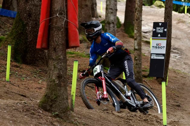 28.08.2026, Daolasa di Commezzadura, Black Snake, 2026 UCI MTB World Championship, WM, Weltmeisterschaft Men Junior s Qualifications DHI (downhill) Stefan Banea 67 (ROU) Daolasa di Commezzadura Black Snake Trento Italy Copyright: xJustPictures.ch FrancescoxMinghettix jp-en-FrMi-_NG_1365